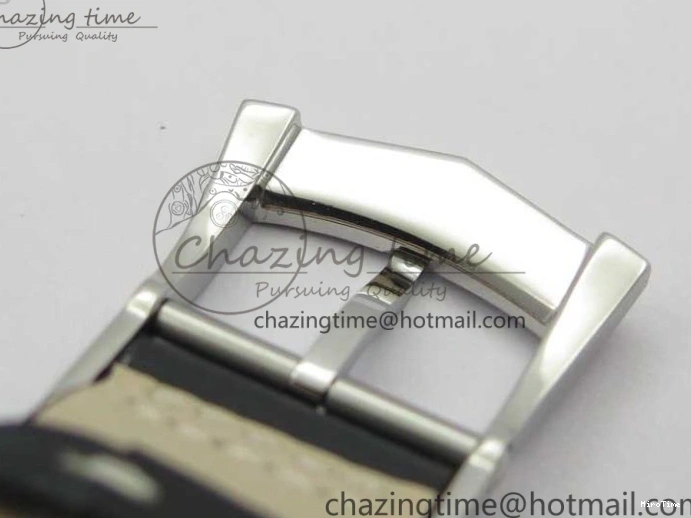 MIROTIME 0122 Practical Calatrava 5524 Pilot Travel Time SS GRF Blue Dial on Black Leather Strap A324 V 7107